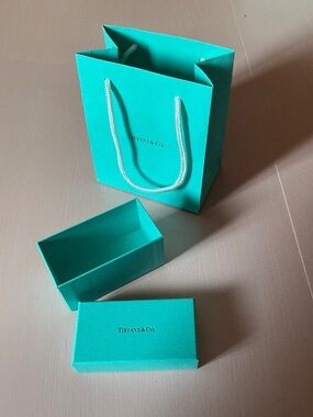 Tiffany | Authentic Tiffany & Co. Empty Blue Gift Box and Shopping Bag Set